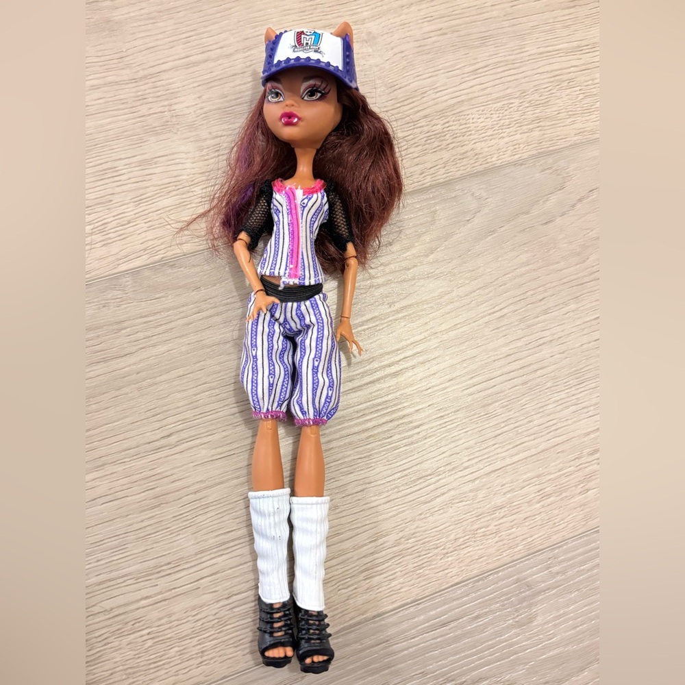 Monster High Ghoul Sports Collection- Clawdeen Wolf Doll 2008 Rare